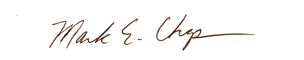 Mark Chapman's signature